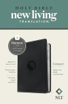 NLT Compact Bible, Leatherlike, Regal Lion Black, Red Letter